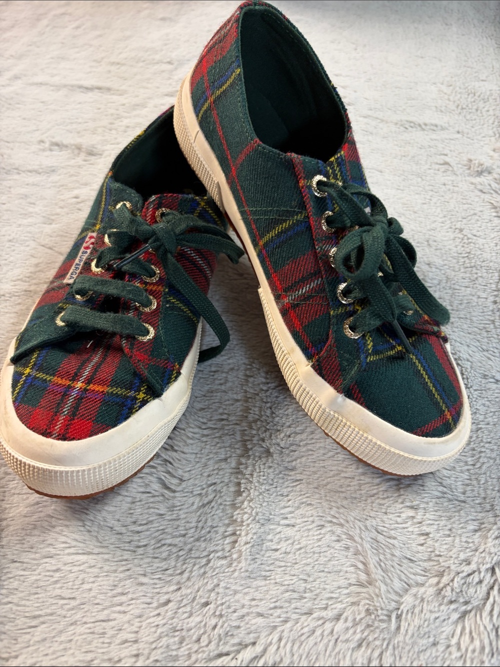 Superga tartan plaid sneakers